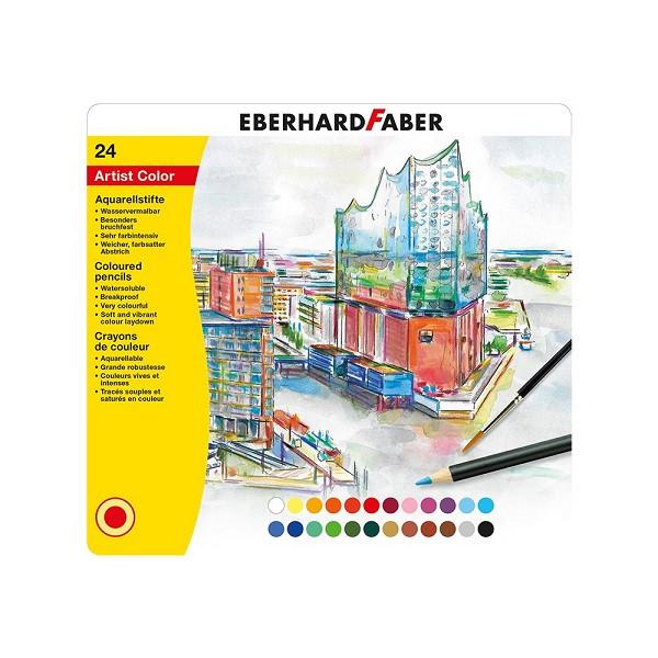 Eberhard Faber Set akvakolor bojica, 24 komada