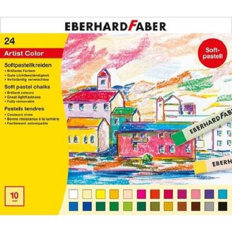 Eberhard Faber Set mekih pastela, 24 komada