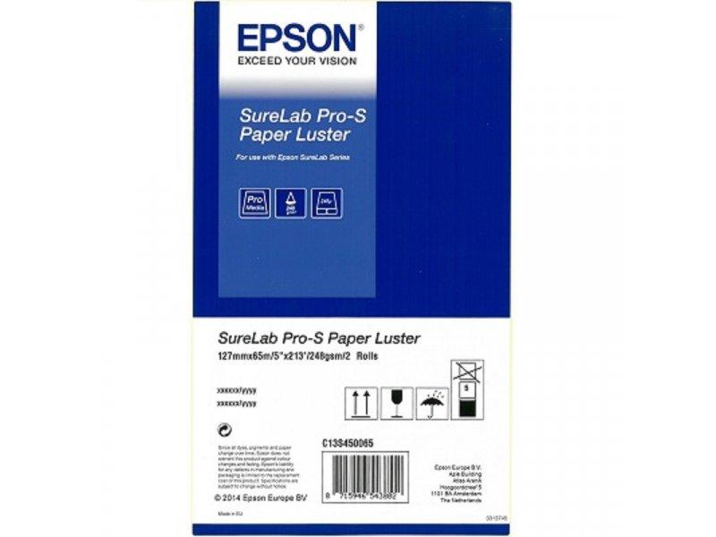 EPSON SB Luster Foto Papir, 5x65, 2 rolls