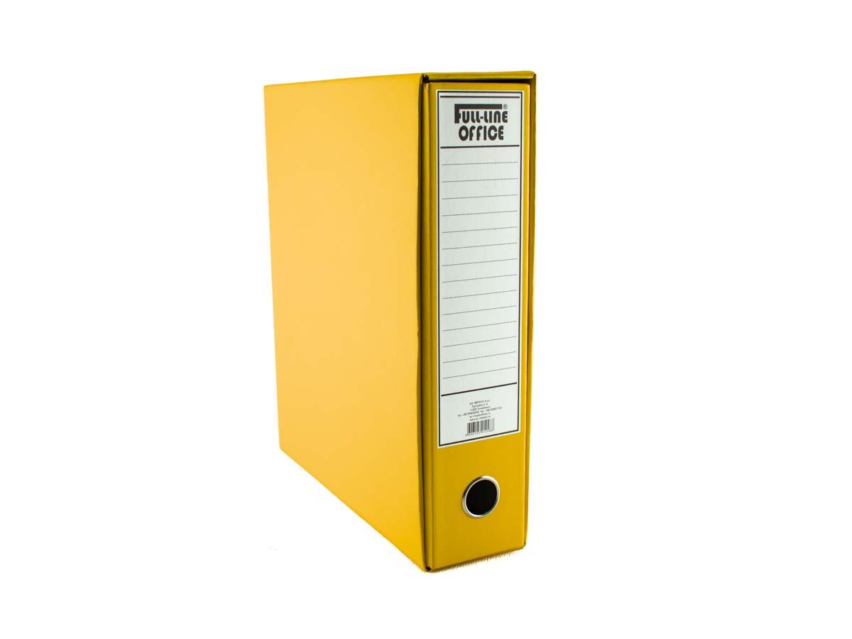 FULL-LINE Registrator sa kutijom A4, Žuti