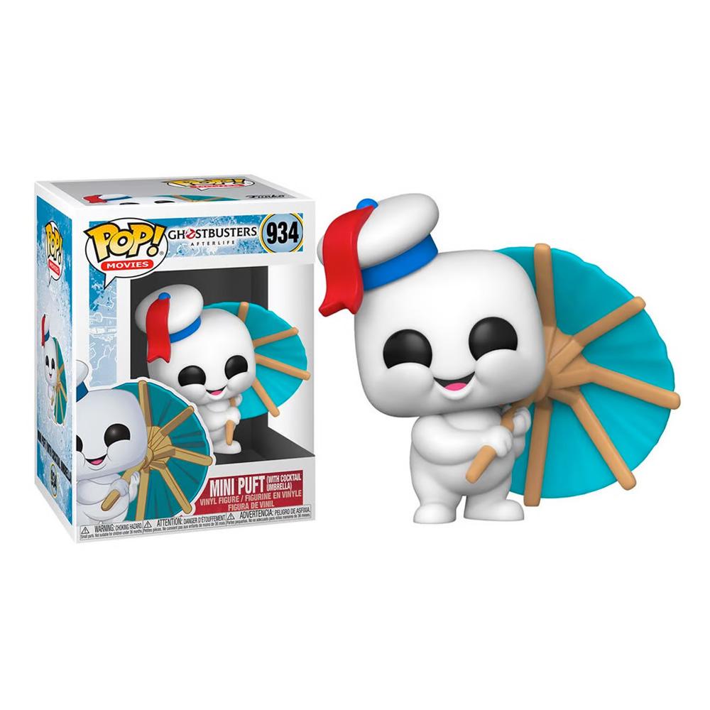 Selected image for FUNKO Figura POP Movies: Ghostbusters Afterlife - Mini Puft W/ Cocktail Umbrella