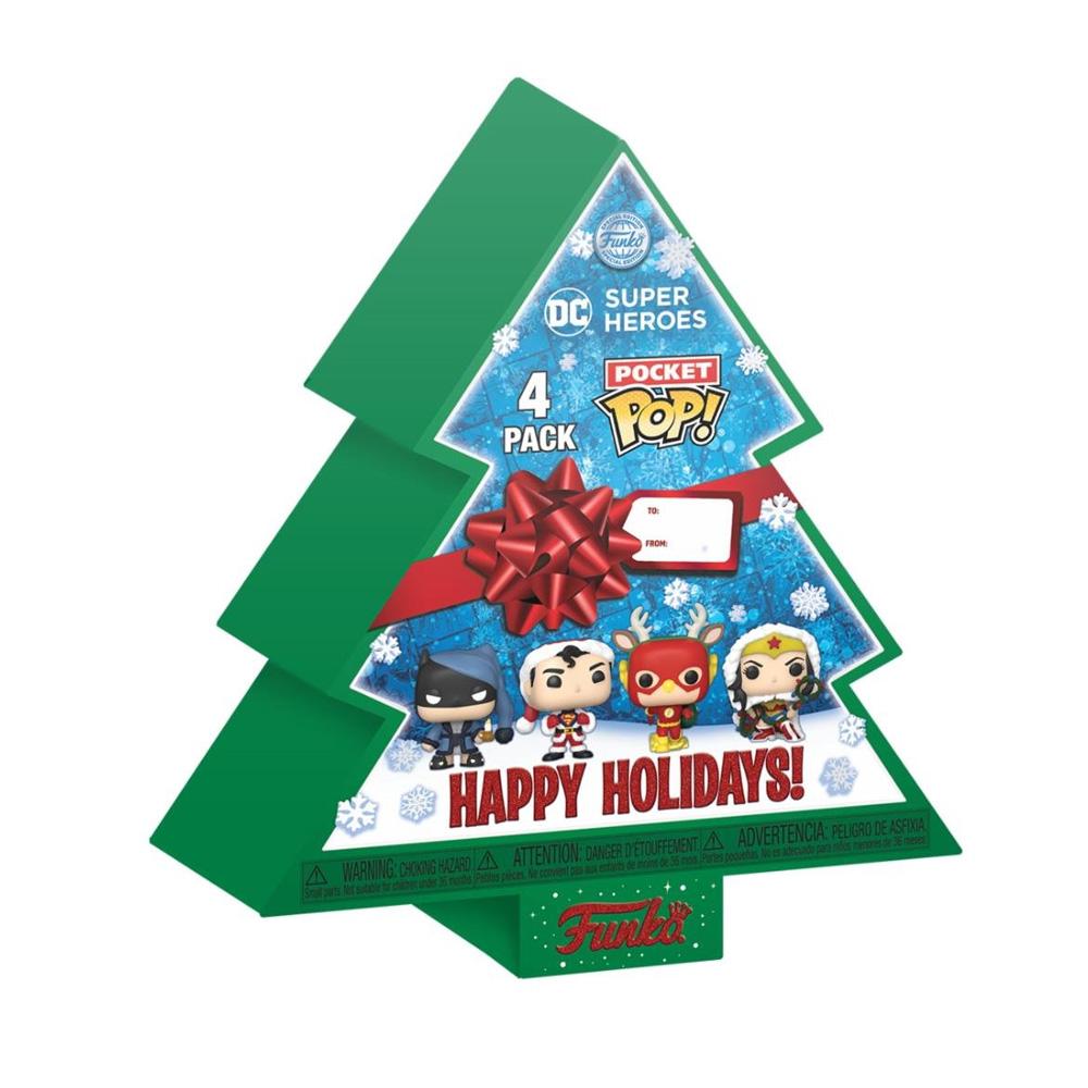 Selected image for FUNKO Figure Pocket POP: DC Holiday - Tree Holiday Box 4/1