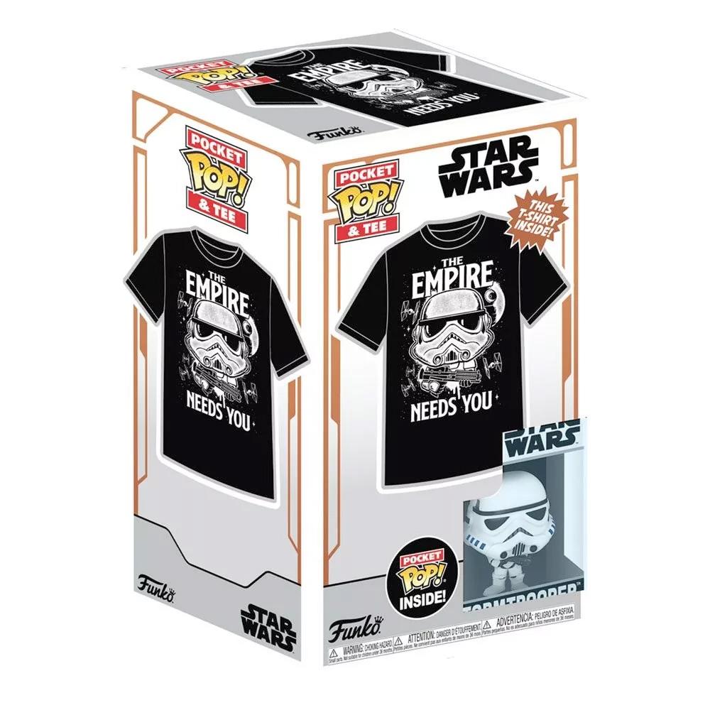 Selected image for FUNKO Set figurica + majica Pocket Pop & Tee: Star Wars - Stormtrooper (Kd)