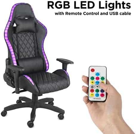 Selected image for Gaming stolica Comfty RGB  crna