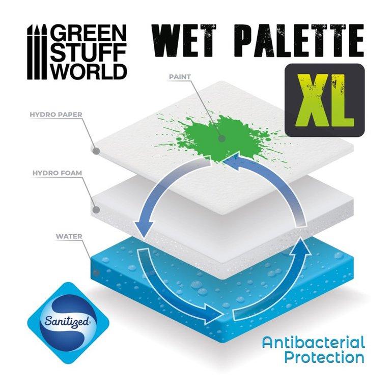 GREEN STUFF WORLD Sumporisani polupropusni papir HYDRO PAPER sheet XL 180x270mm 50/1