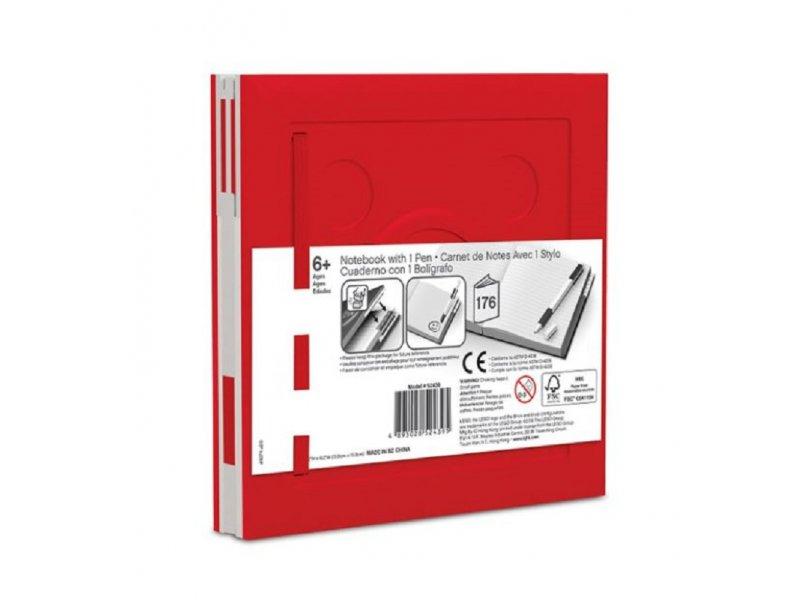 Selected image for LEGO Set Sveska, sa sistemom za zatvaranje, Crvena + Gel olovka, Crvena