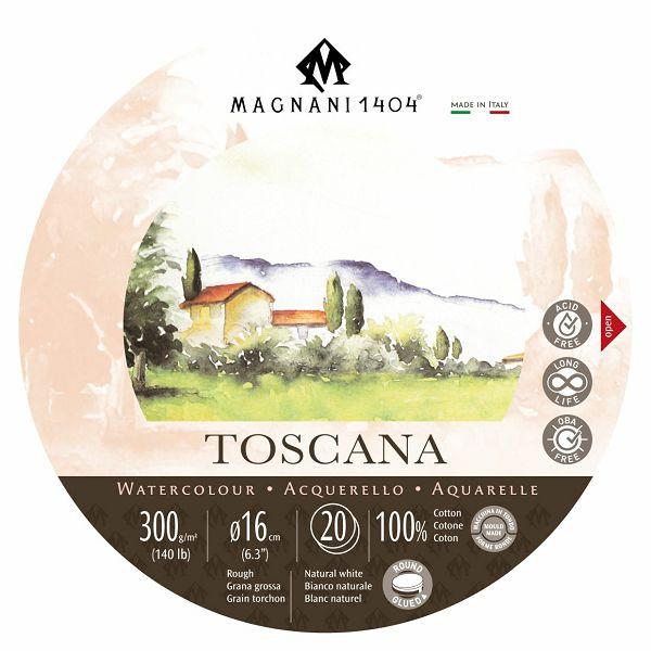 Selected image for MAGNANI Fedrigoni Toscana Blok GG, Ø16cm, 20 listova