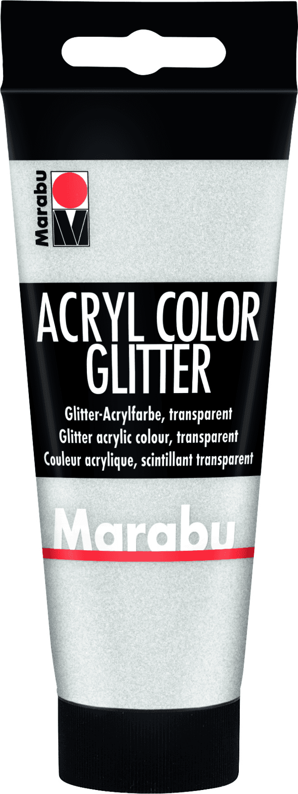 Marabu Akrilna boja, 100ml, Glitter srebrna