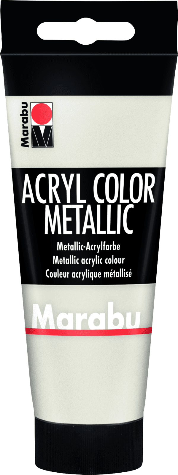 Marabu Akrilna boja, 100ml, Metalik bela