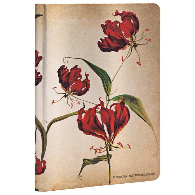 Selected image for Paperblanks Gloriosa Lily Notes, Mini linije, 88 listova