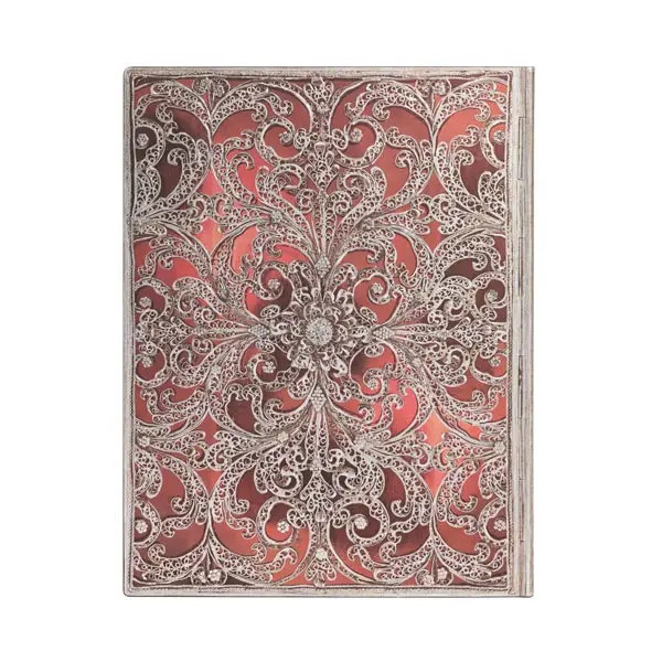 Selected image for Paperblanks Silver Filigree Collection Flexis Notes sa gumicom, Ultra linije, 88 listova
