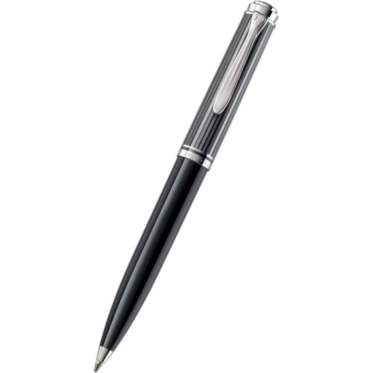 Pelikan Souveran Strasemann K605 Hemijska olovka sa kutijom G15, Crno-siva