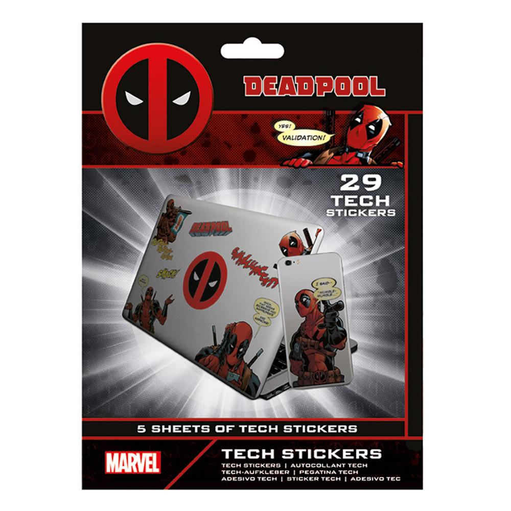 PYRAMID INTERNATIONAL Set nalepnica Deadpool (Merc with a Mouth) Tech Stickers