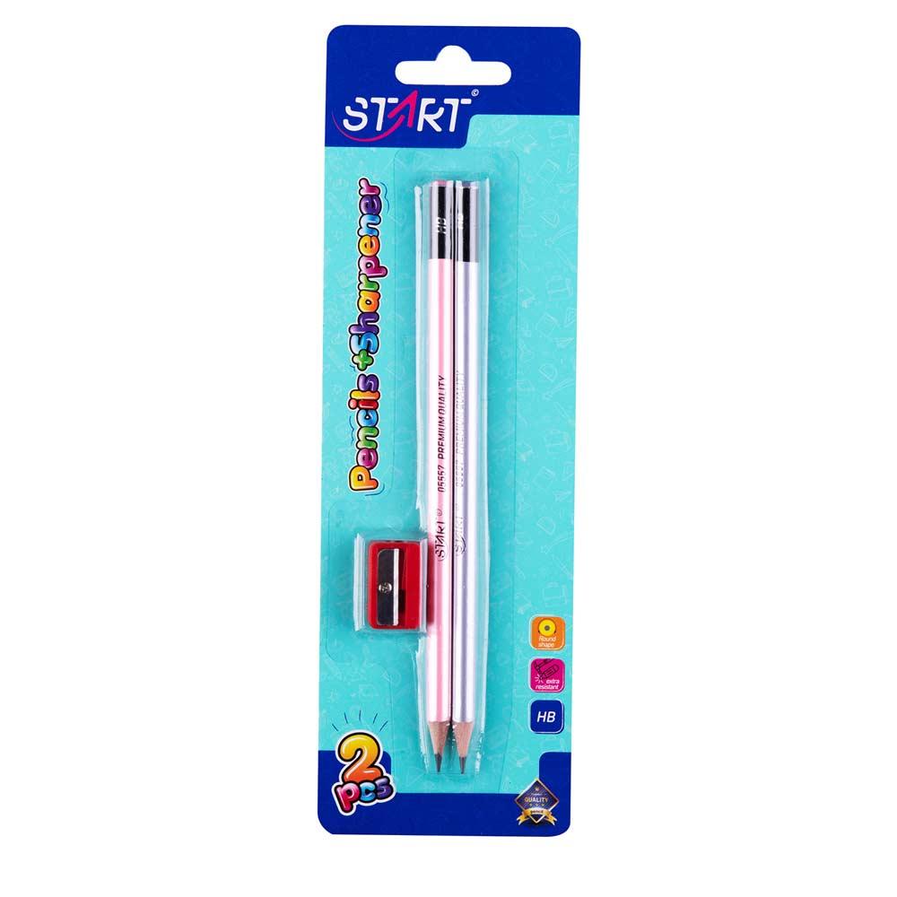 START Grafitne olovke i zarezač Pearl 2/1