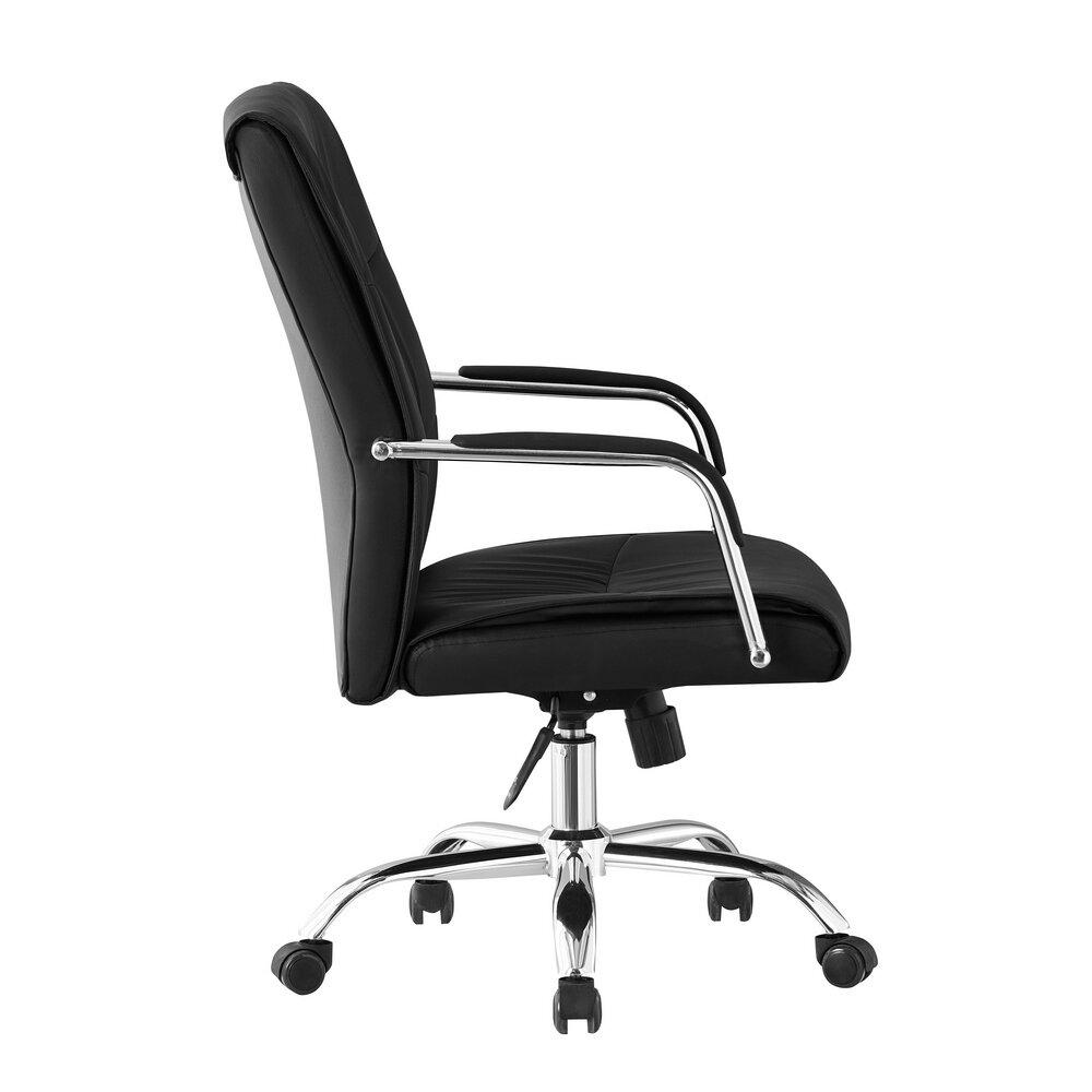 Selected image for TRICK 107S Kancelarijska radna stolica od PVC kože, Crna
