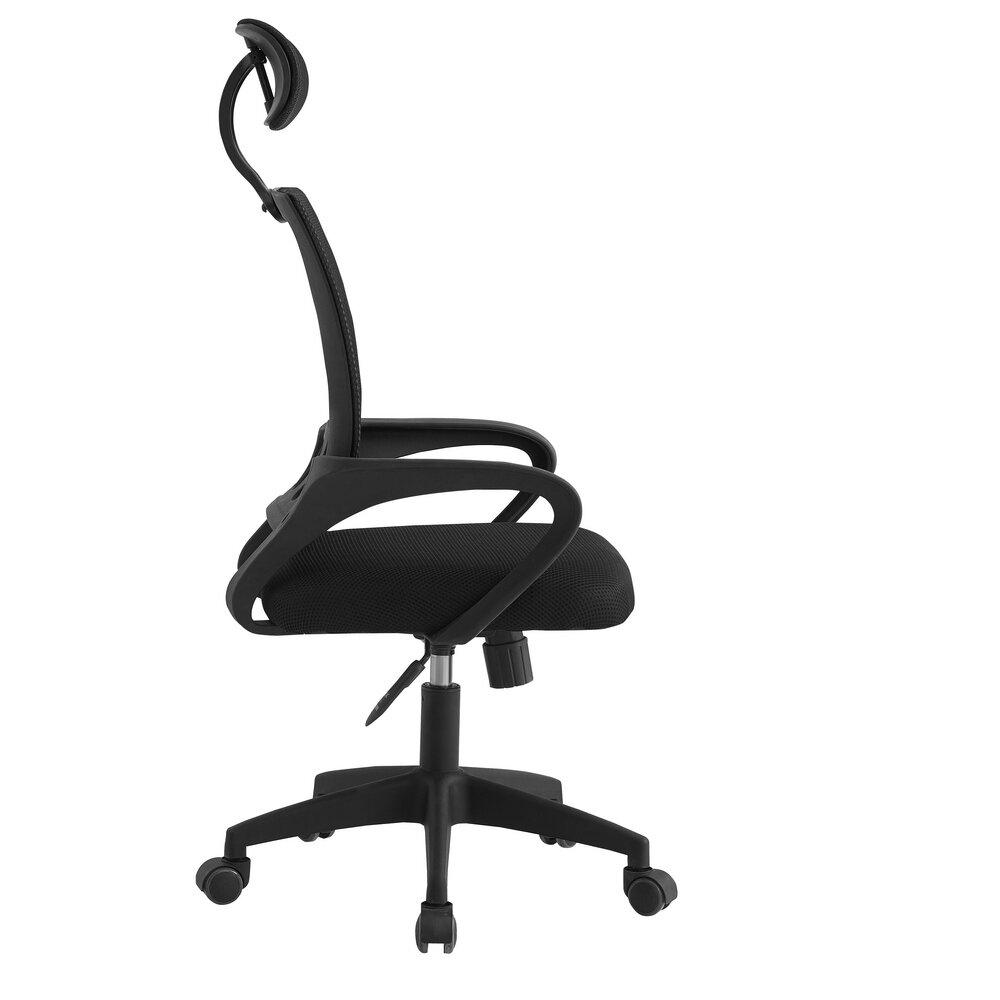 Selected image for TRICK BY017H Kancelarijska radna stolica sa dodatkom za glavu, Crna