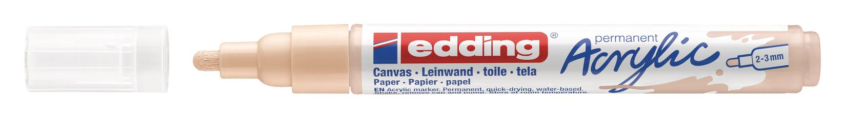 EDDING Akrilni marker medium 2-3mm obli vrh E-5100 bež