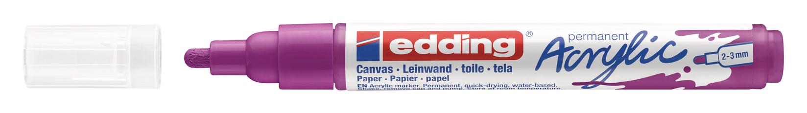 EDDING Akrilni marker medium 2-3mm obli vrh E-5100 borovnica