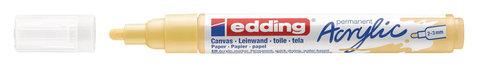 Selected image for EDDING Akrilni marker medium 2-3mm obli vrh E-5100 nežno žuti