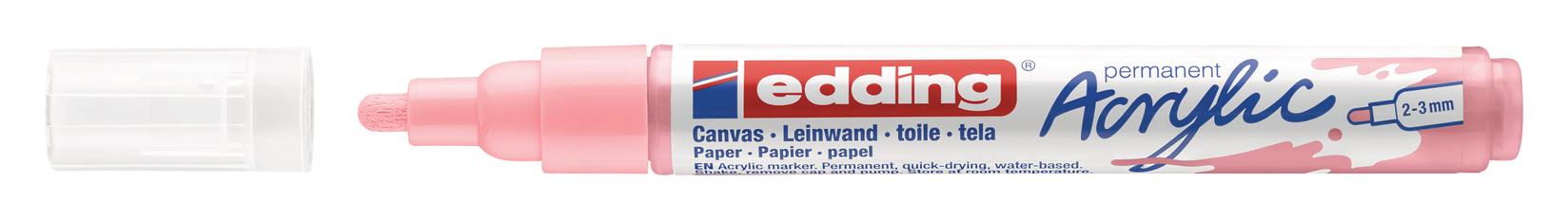 EDDING Akrilni marker medium 2-3mm obli vrh E-5100 svetloroze
