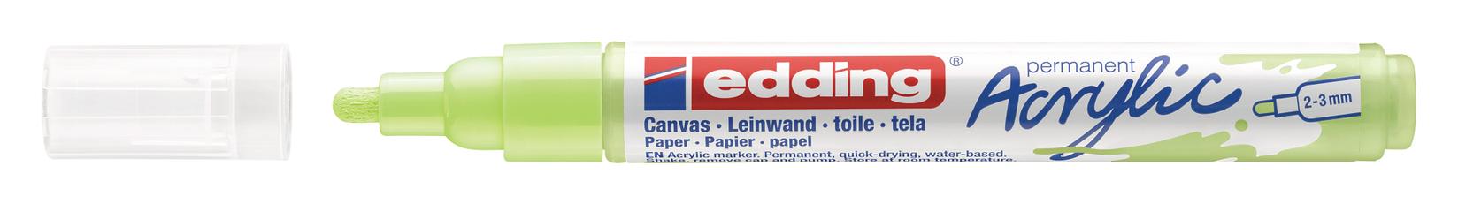 Selected image for EDDING Akrilni marker medium 2-3mm obli vrh E-5100 svetlozeleni