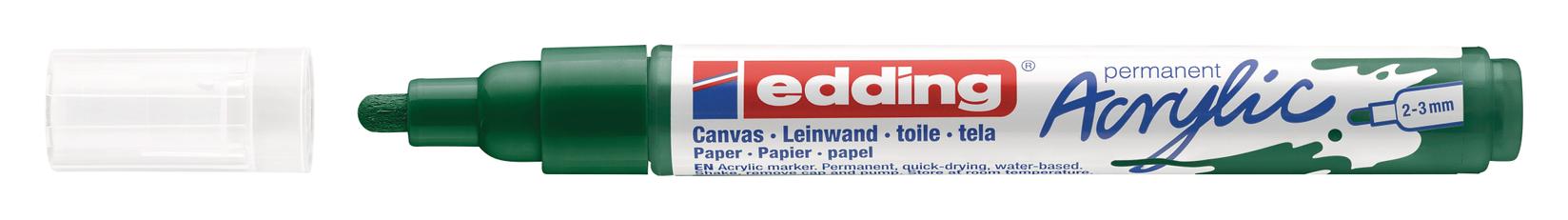 EDDING Akrilni marker medium 2-3mm obli vrh E-5100 zimzeleni