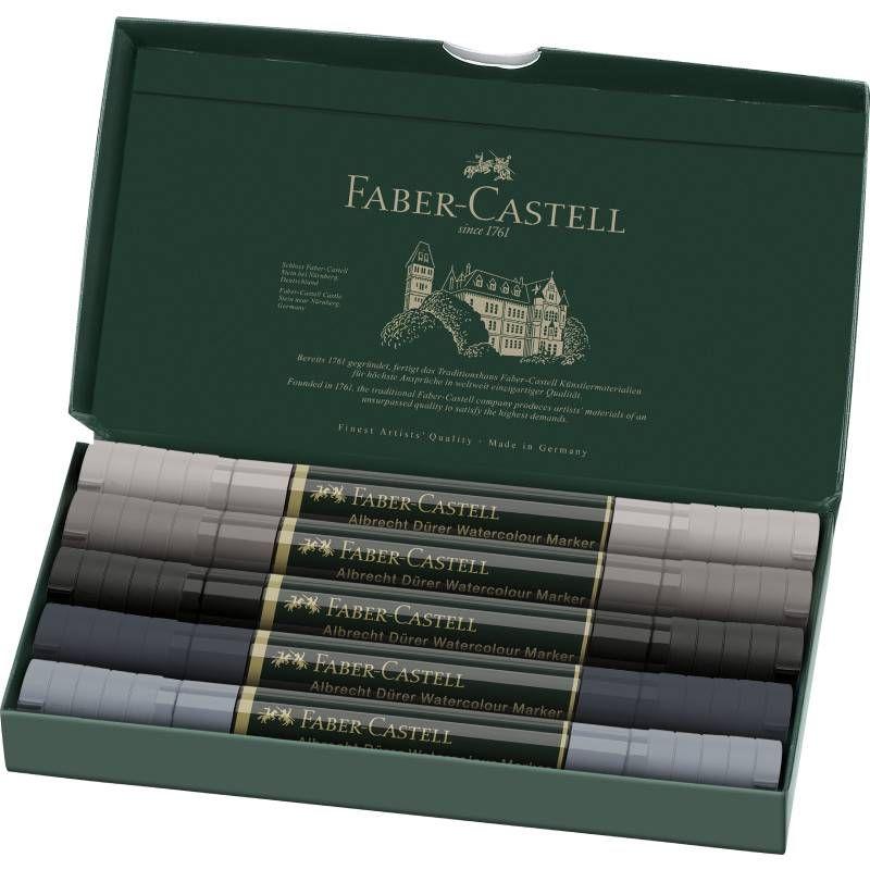 FABER CASTELL Marker Albrecht Durer 5/1 ct wallet Grey tones