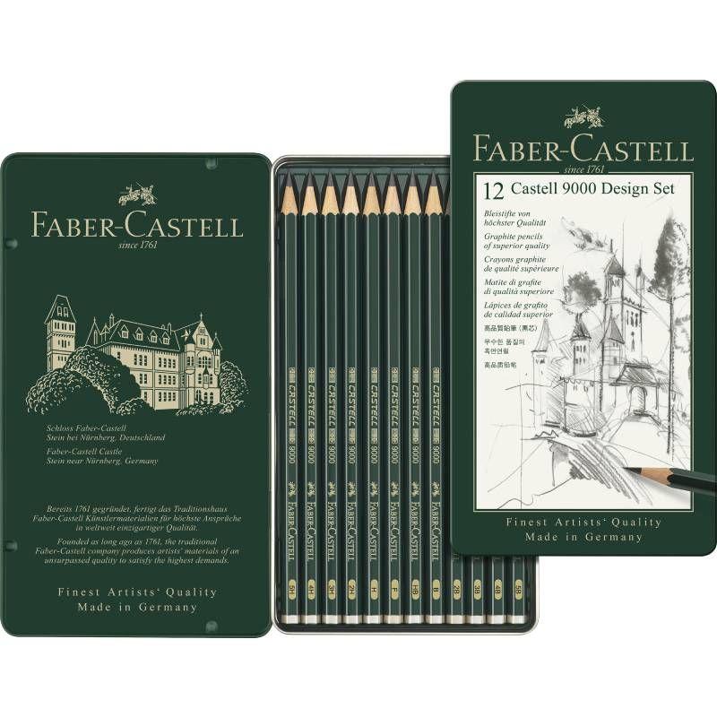 Selected image for FABER CASTELL Set grafitnih olovaka 9000 Design 12/1 119064