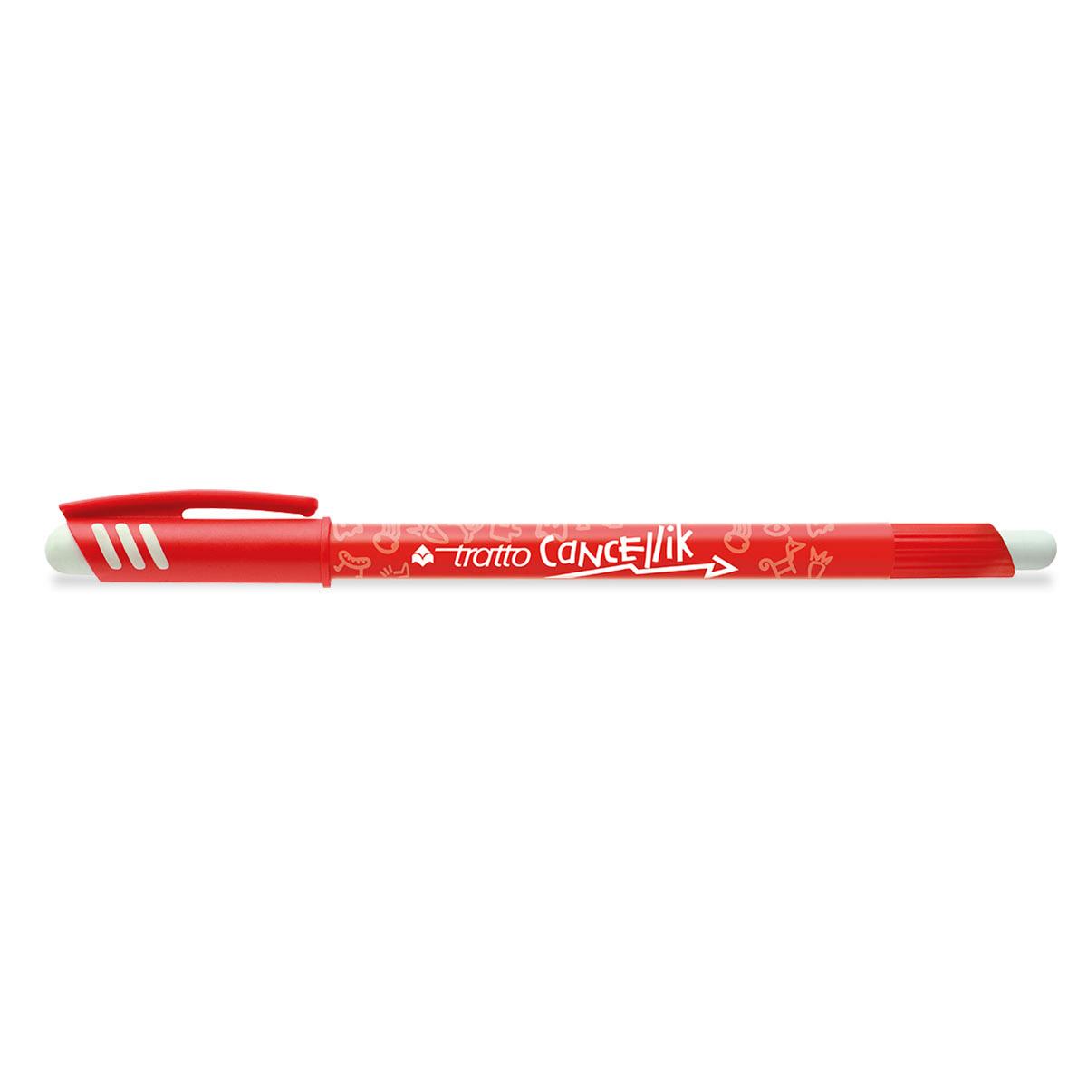 TRATTO Hemijska olovka sa gumicom tratto cancellik 826102 crvena