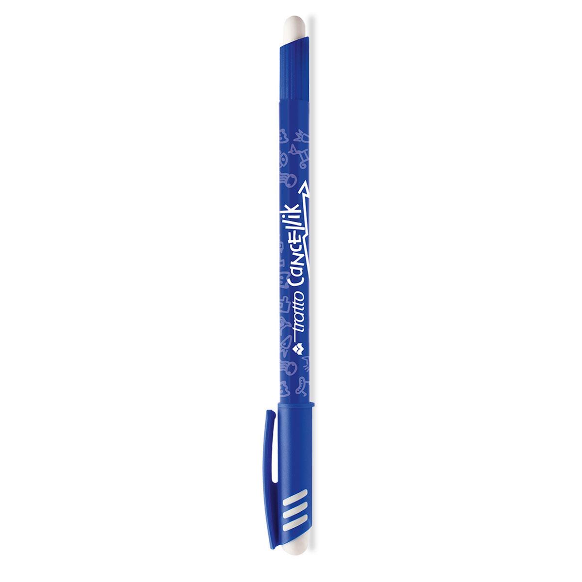 TRATTO Hemijska olovka tratto sa gumicom cancellik 826101 plava