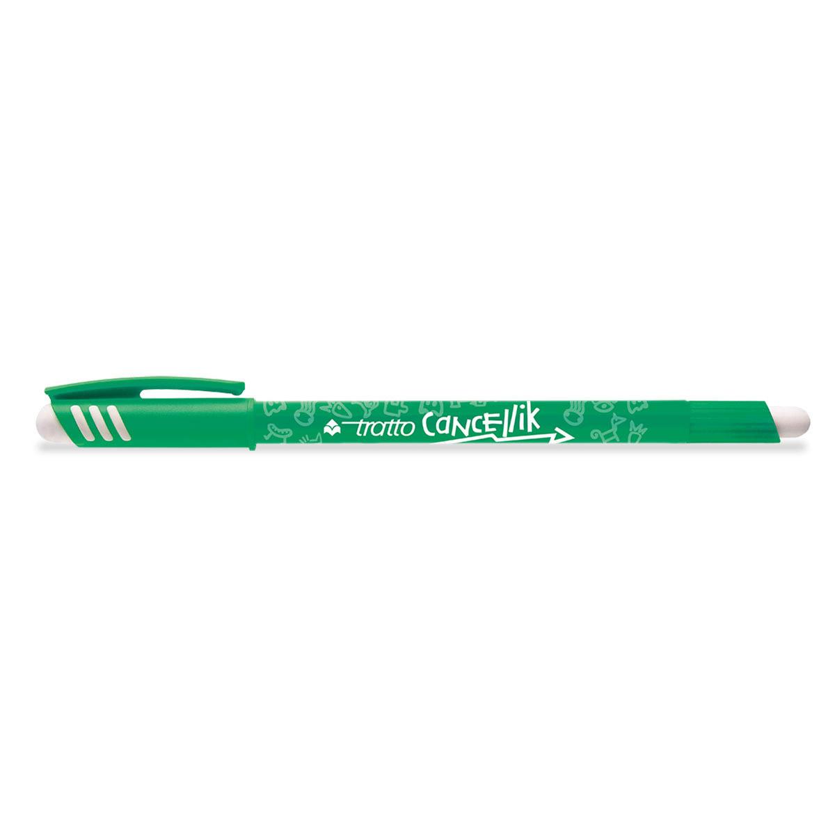 TRATTO Hemijska olovka tratto sa gumicom cancellik 826104 zelena