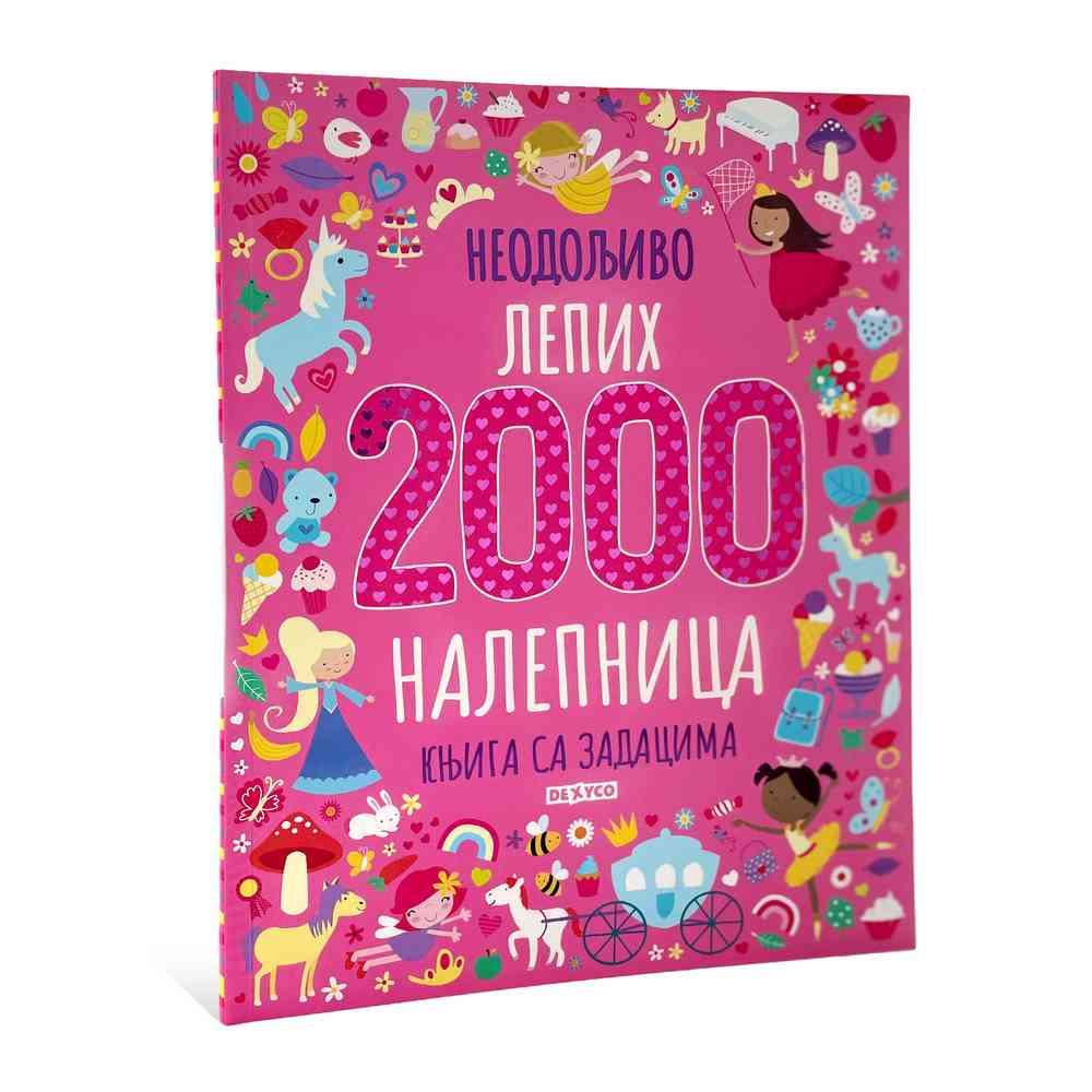 2000 neodoljivo lepih nalepnica - knjiga sa zadacima
