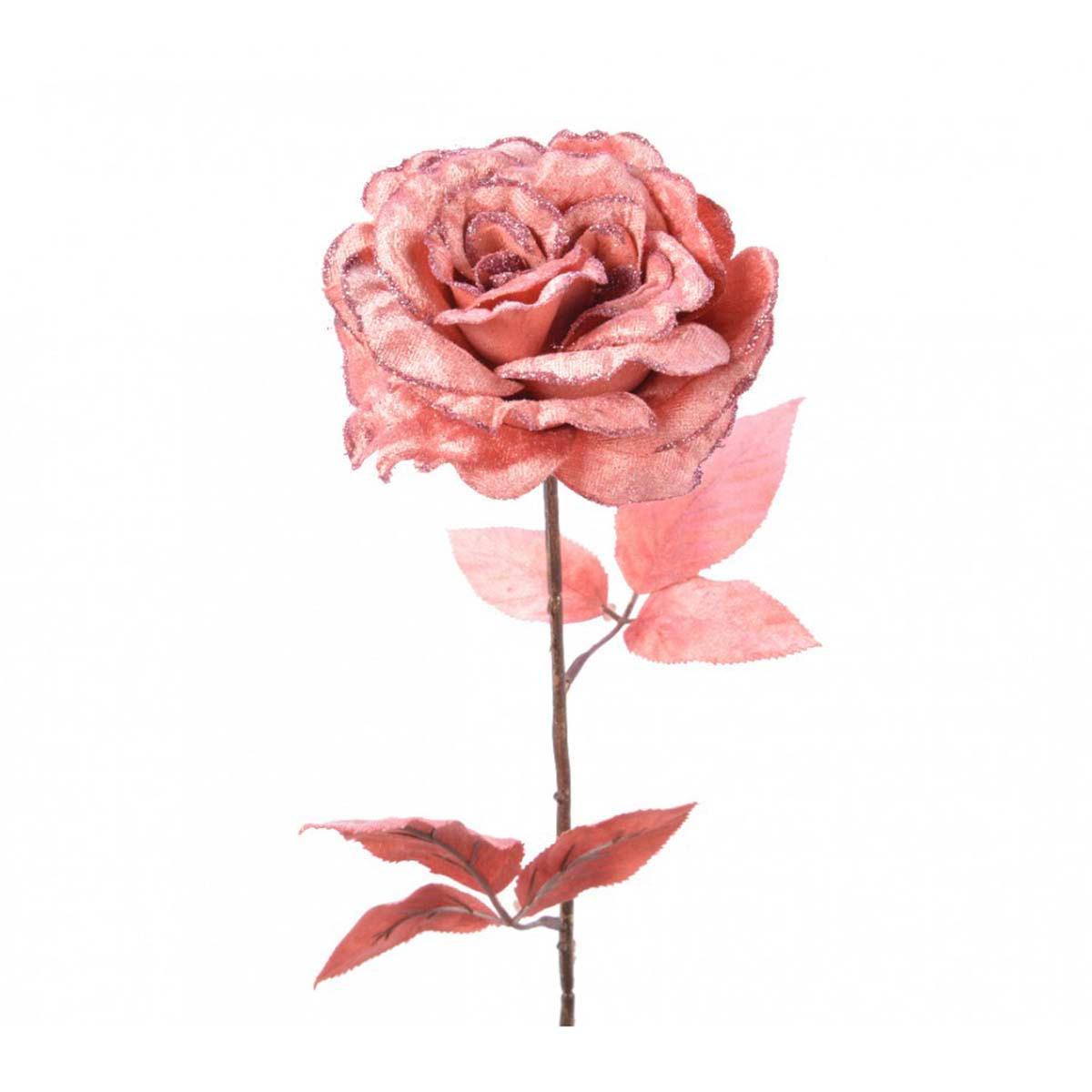 Dekorativni ukras ruža 10x22x60cm 629113 roze