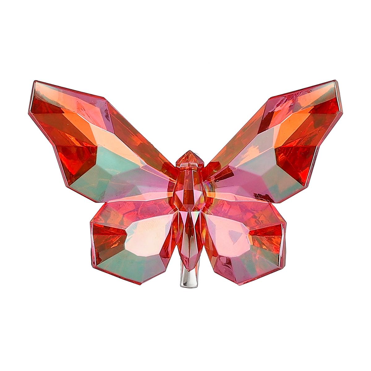 Novogodišnji ukras Akrilni leptir crveni