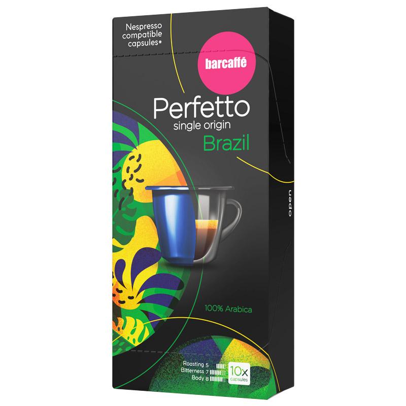 BARCAFFE Kapsule za Perfetto single origin espresso Brazil Nespresso 10/1
