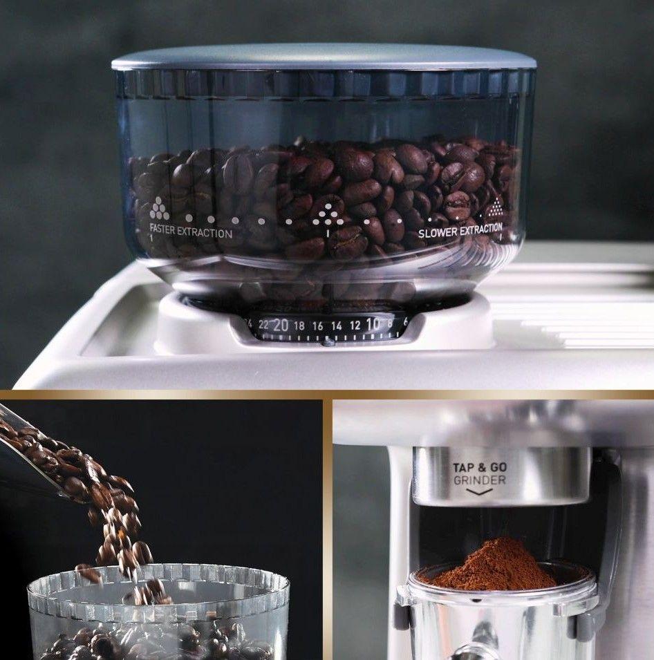 Selected image for Breville Barista Max VCF126X01 Aparat za espresso, 2,8 l, Ugrađen mlin, Srebrni