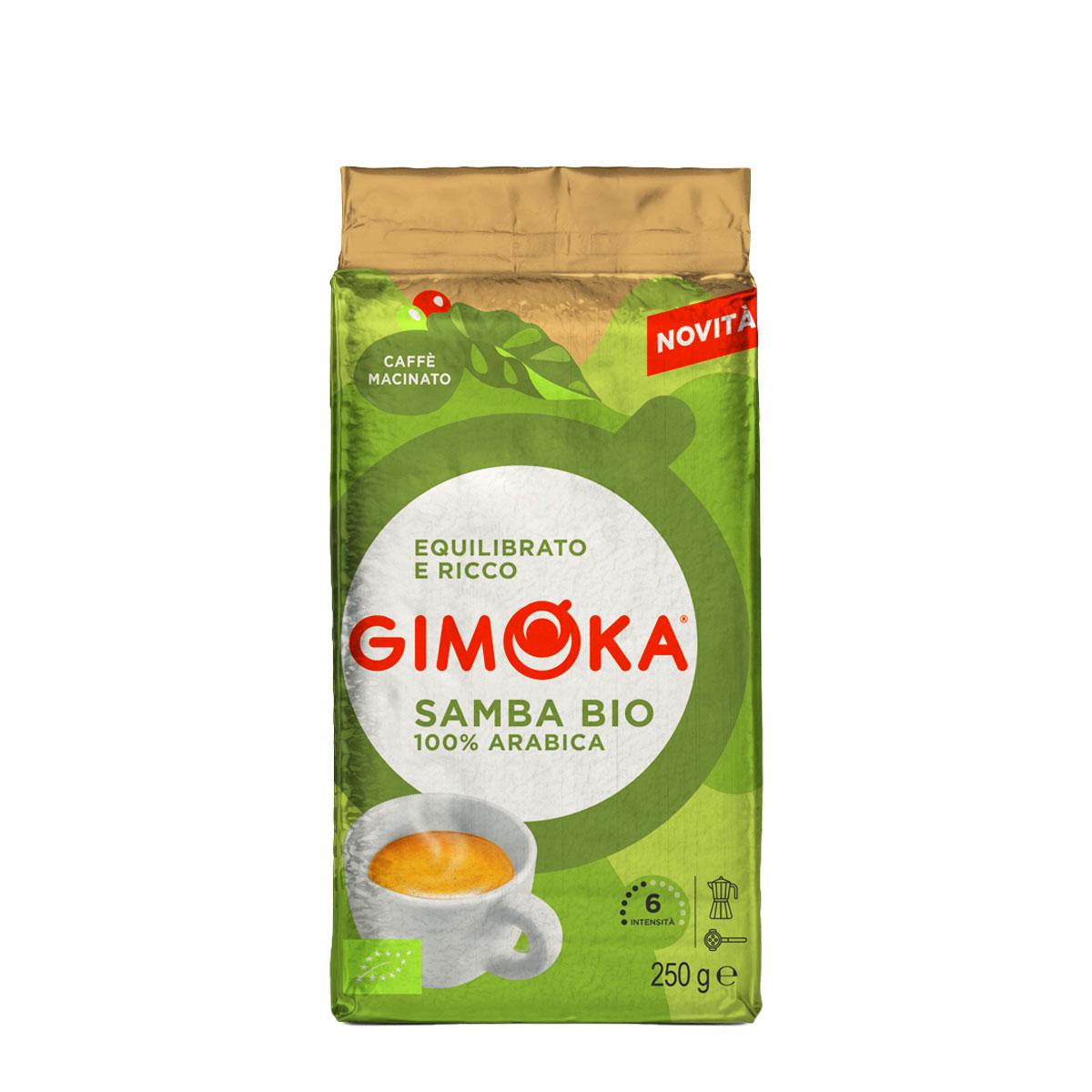 GIMOKA Mešavina pržene mlevene kafe Samba Biologico espresso 250g