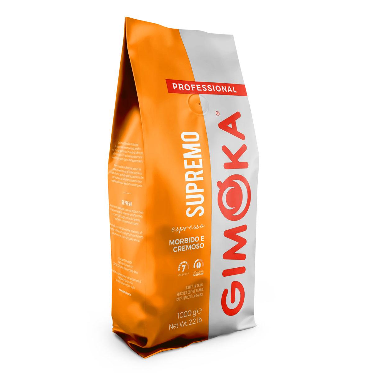 GIMOKA Pržena kafa u zrnu Supremo espresso 1kg