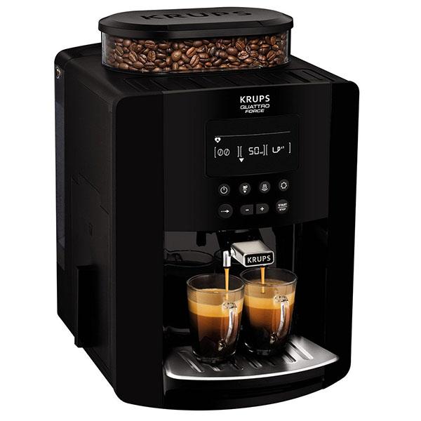 Krups EA8170 Aparat za espresso, 1,7 l, Ugrađen mlin, Crni