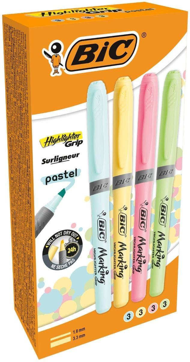 Selected image for BIC Signir Highlighter Grip pastel BCL 12/1