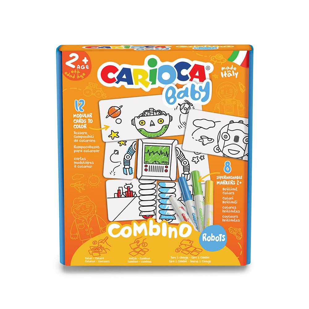 CARIOCA Set flomastera Combino Robots Baby 1/8 42896