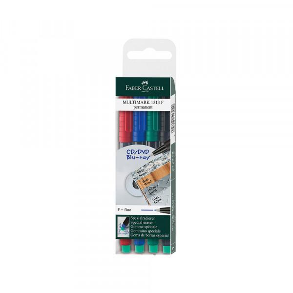 Selected image for FABER CASTELL Flomasteri OHP F SET 1/4 151304