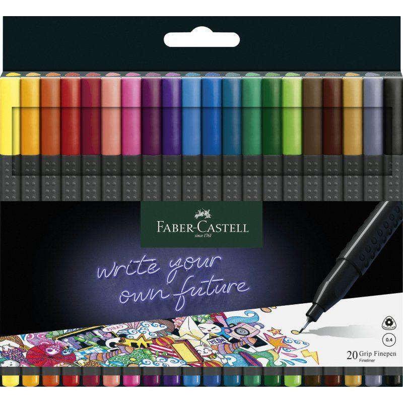 Selected image for FABER CASTELL Set flomastera/lajnera Grip 20/1 151620