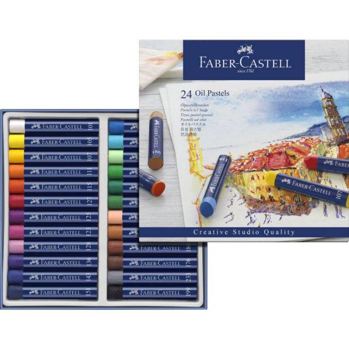 Selected image for FABER CASTELL Set uljanih pastelnih boja 24/1 127024