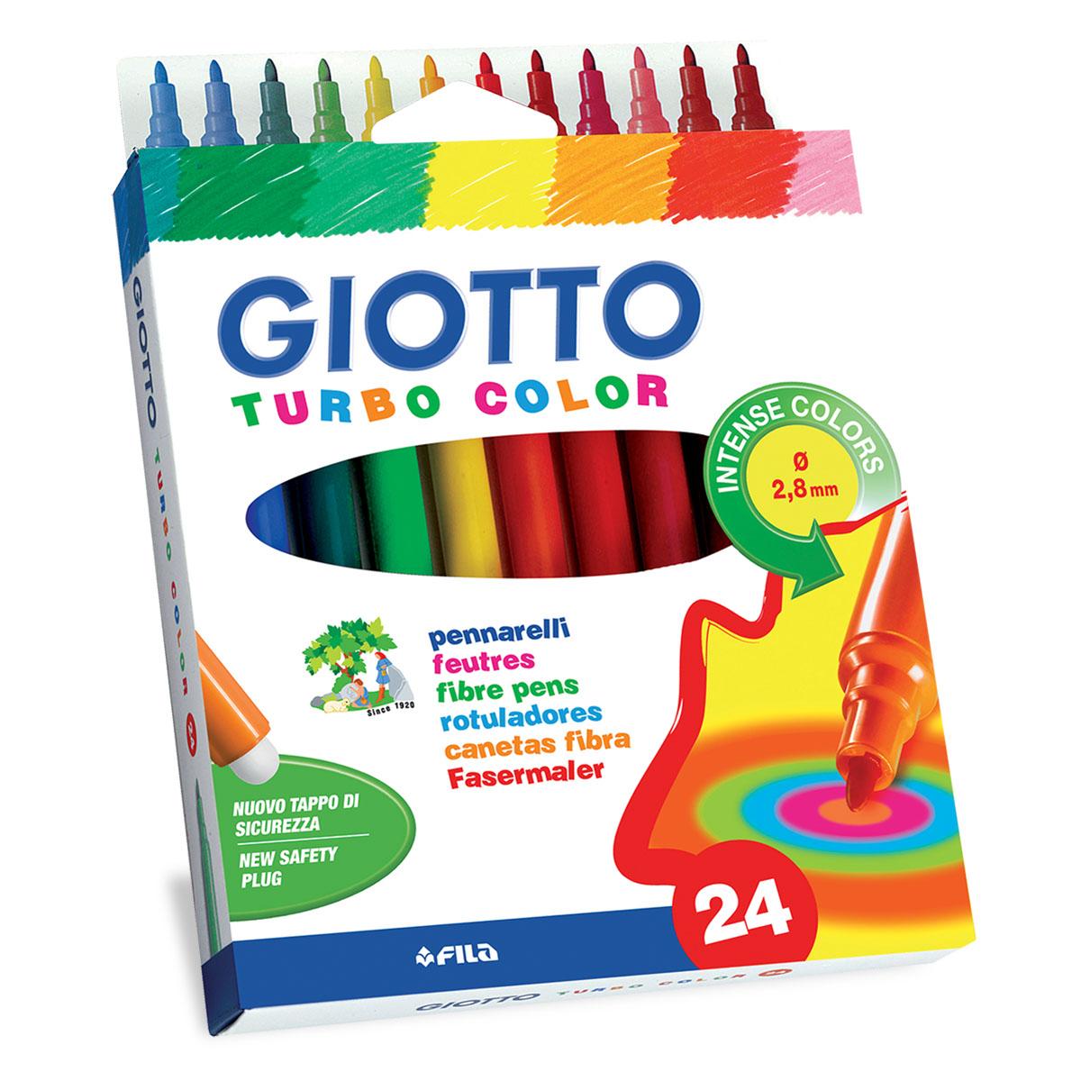 GIOTTO Flomasteri 24/1 Turbo color blister 0071500
