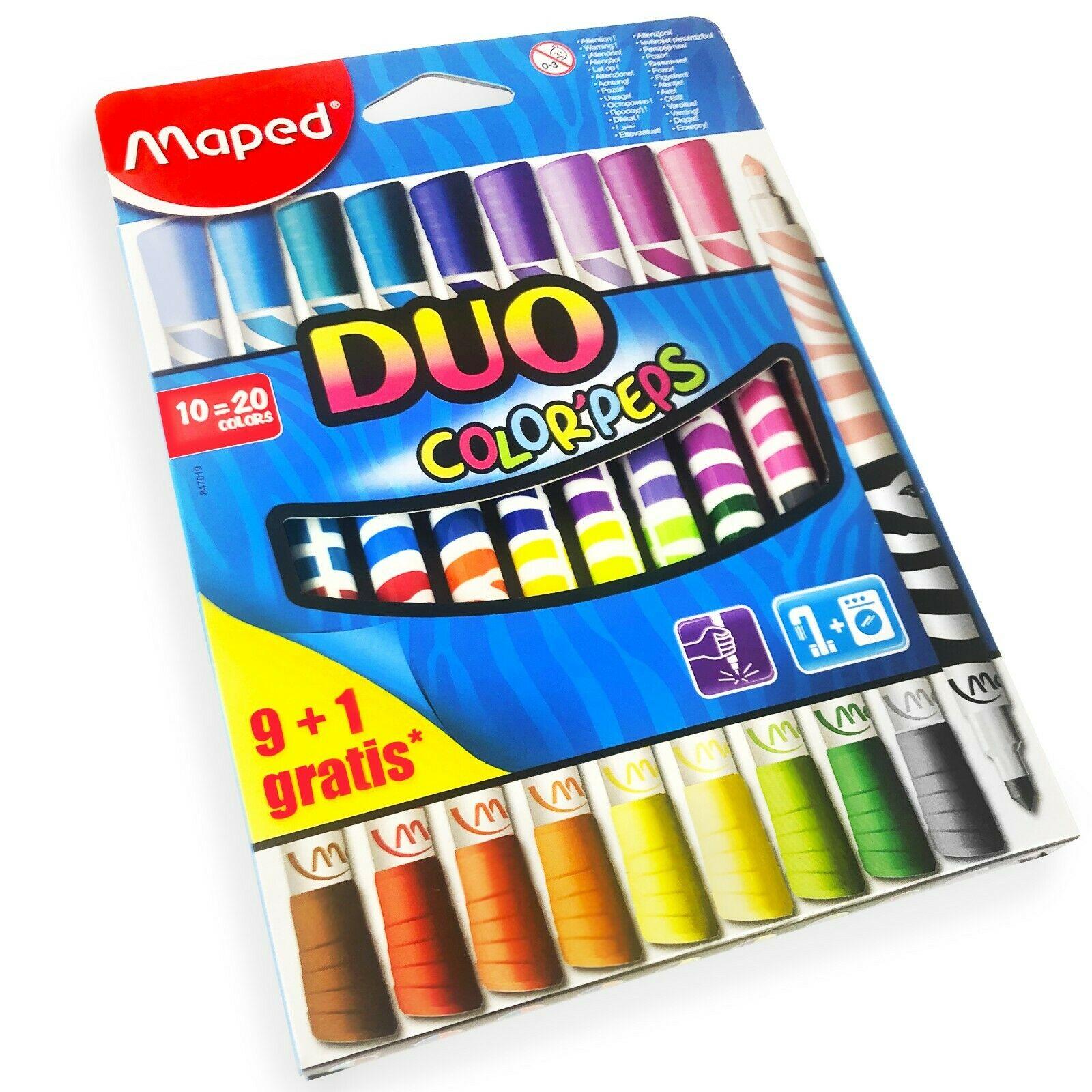 MAPED Flomasteri Color pep's duo 9+1