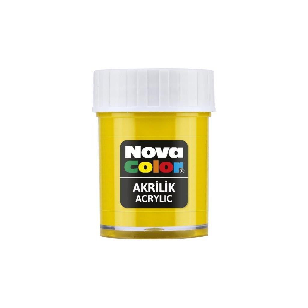 Selected image for NOVA COLOR Akrilna boja 30g žuta