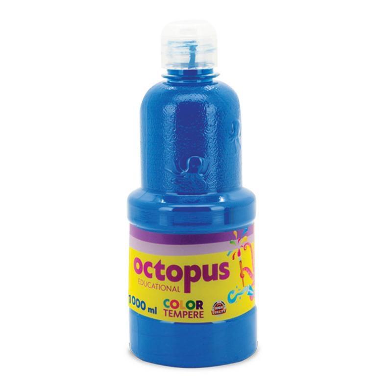 OCTOPUS Tempera UNL-1225 1L plava