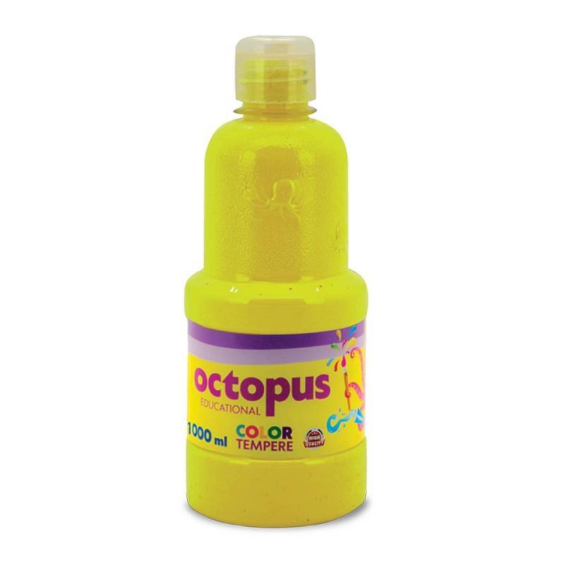 OCTOPUS Tempera UNL-1227 1L žuta