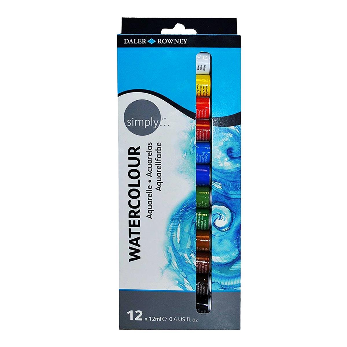 Selected image for SIMPLY Tempere 12/1 12x12ml 134500100 watercolour set